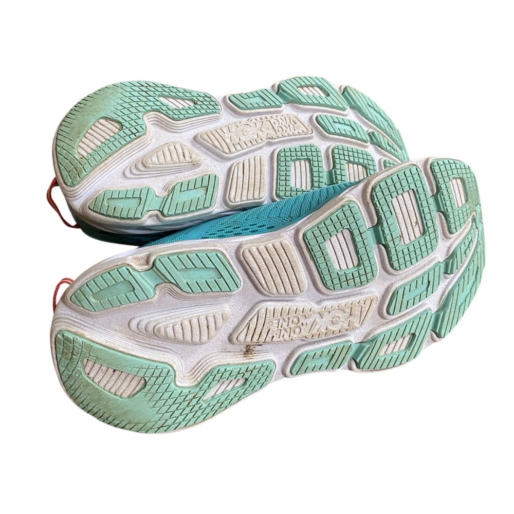 HOKA Bondi 7 Women’s Running Shoes Teal Size 8 - Picture 6 of 6